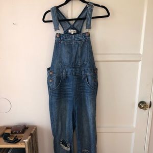 Madewell denim overalls